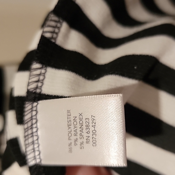 Christopher & Banks black-and-white striped blazer - Picture 4 of 4